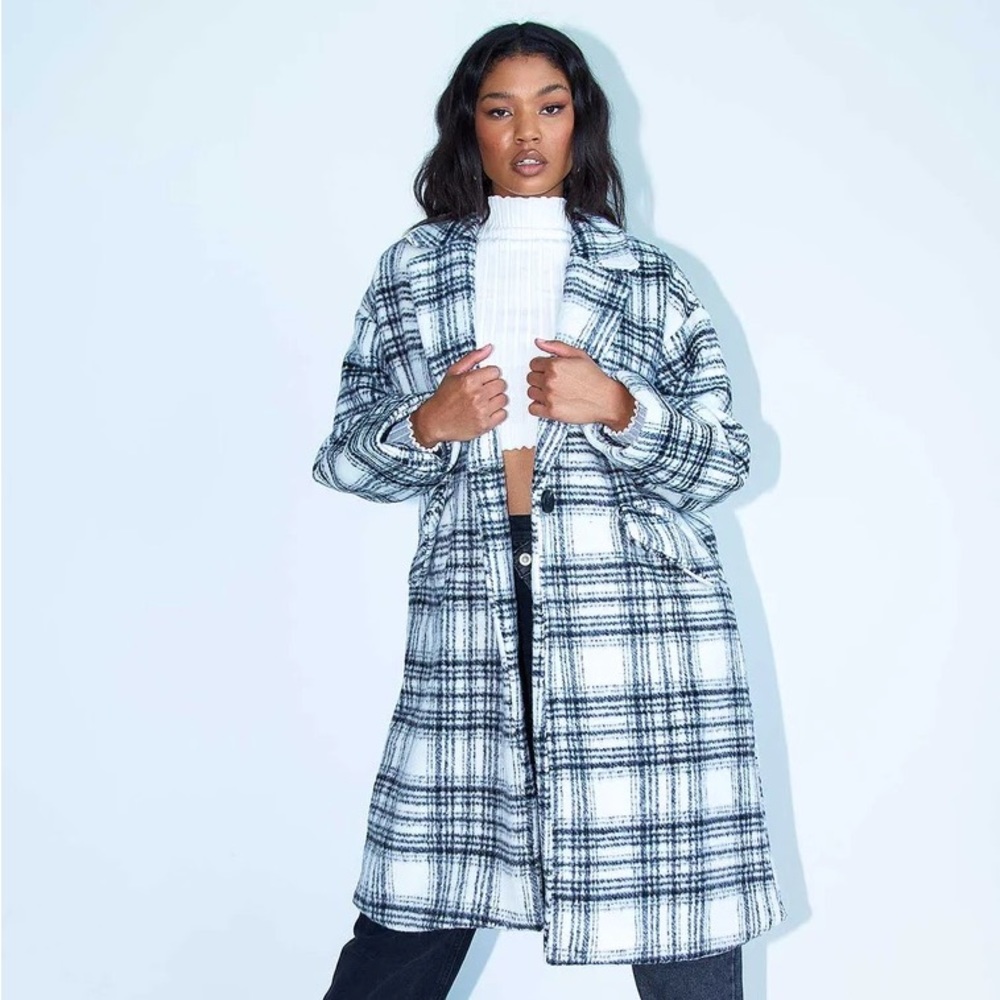 Princess Polly Eleri Plaid Coat